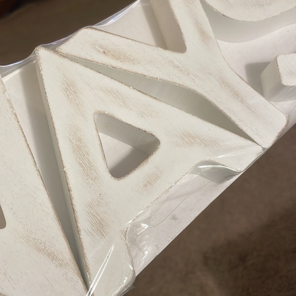 NEW Adams & Co “ALWAYS” Home Decor Letter Block - Picture 7 of 7